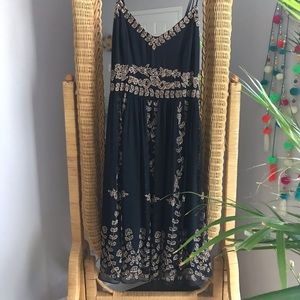 Vintage gold sequins dress